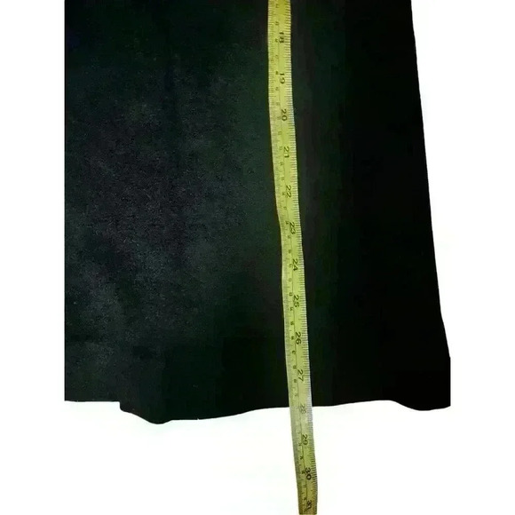 Mort Schrader Sz 4 Vtg black cropped wool jacket blazer & skirt Office Siren - Picture 8 of 9